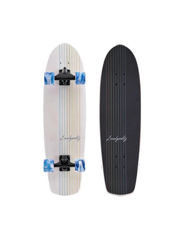 LANDYACHTZ Butter white lines 31.2´´ Surfskate 62411799