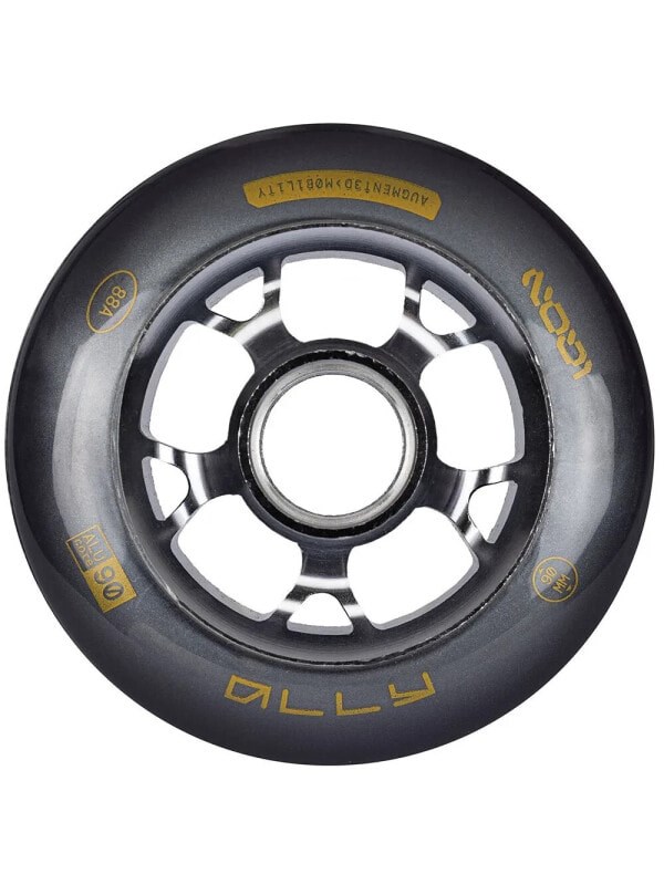 Ролики для скейта IQON черные 90 4260726260652 43140491