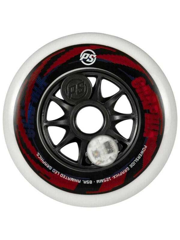 Колесо для роликов спортивное Powerslide Graphix Right Rad 125 мм 68172016