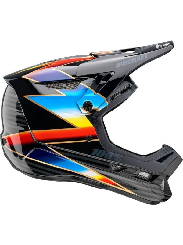 Шлем полный лицевой для MTB мужской 100% Aircraft Composite Knox Black 60513816