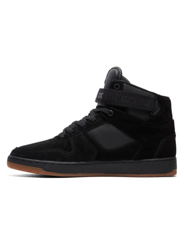 DC Shoes Slip Resistant Abrasion Resistant High top Skateboard Shoes Men's Black 70153054