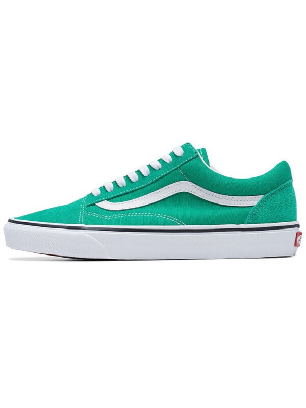 Vans Old Skool Low Tops Casual Skateboarding Shoes Unisex Green White 60229291