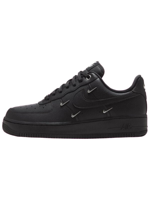 Кроссовки Nike Air Force 1 Low '07 Lx Black Silver Mini Swoosh 60585042
