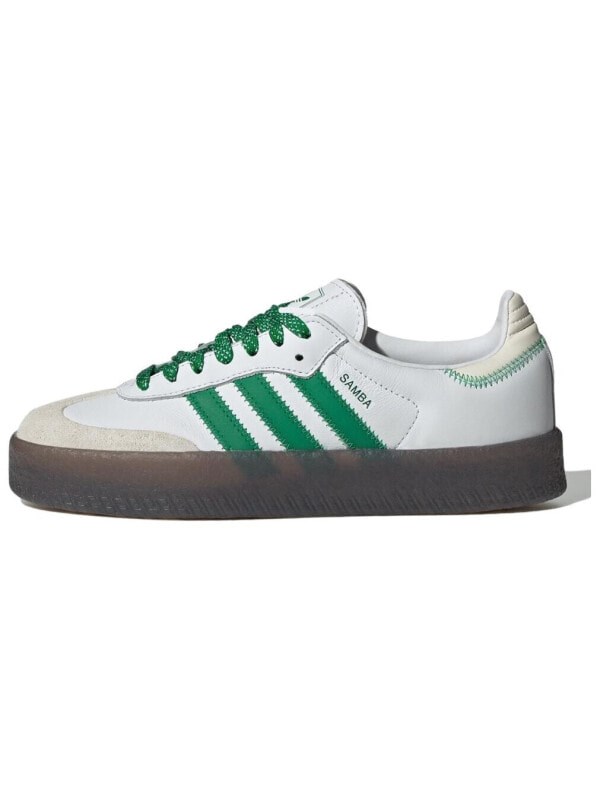 Adidas Originals Sambae Cloud White Green Women's 61110722