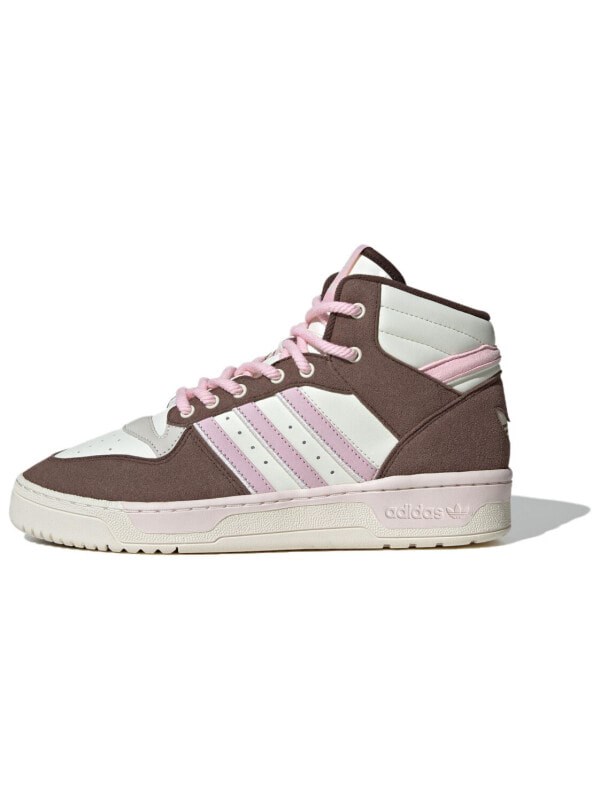 Adidas Originals Rivalry Anti-Slip Wear-Resistant Mid-Top Skateboard Shoes Unisex Brown 61295949