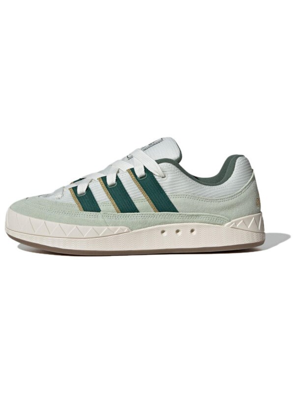 Adidas Originals Adimatic Slip Resistant Abrasion Resistant Low top Skateboard Shoes Unisex Green White 60649066
