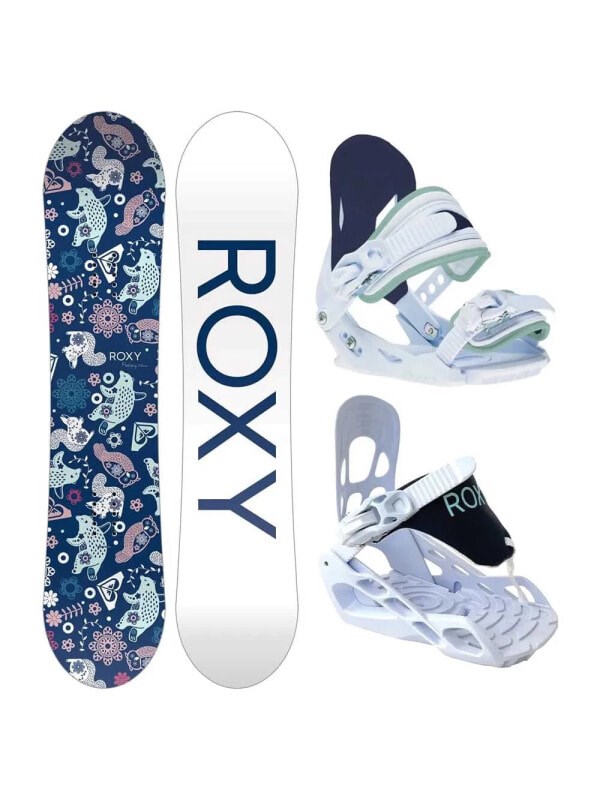Сноуборд для юниоров унисекс ROXY SNOWBOARDS Poppy Package 62349363