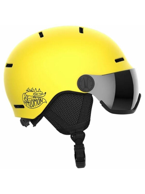 Лыжный шлем Salomon Orka Visor Vib Детский Унисекс 56-59 cm Жёлтый 67069140