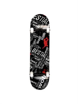 BESTIAL WOLF Buchstaben aus kanadischem Ahornholz für Skateboard 8 61987822