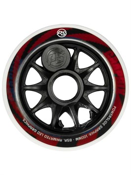 Ролики для скейтбординга черно-белые Powerslide Graphix 4040333541838 68173079