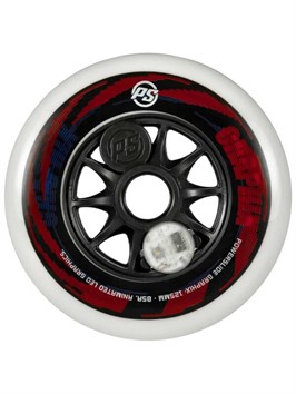 Колесо LED для скейта левое Powerslide Graphix 125 мм 4040333529126 68172015