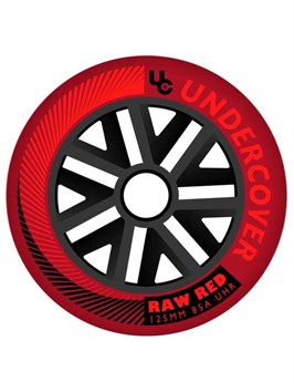 Колеса для катания красные Undercover Wheels Raw 125 4040333551929 68153591