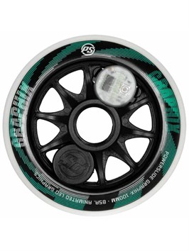 Колесо для скейта светящееся левое Powerslide Graphix 100 мм 4040333529058 68172019