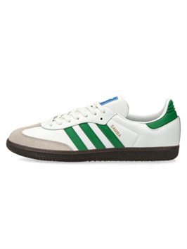 {{productViewItem.photos[photoViewList.activeNavIndex].Alt || productViewItem.photos[photoViewList.activeNavIndex].Description || 'Adidas Samba OG Footwear White Green'}}