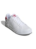 Adidas Originals Court Tourino Slip-Resistant Cushioning Wear-Resistant Low-Top Skateboard Shoes Unisex White Red 60101341