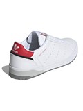 Adidas Originals Court Tourino Slip-Resistant Cushioning Wear-Resistant Low-Top Skateboard Shoes Unisex White Red 60101341
