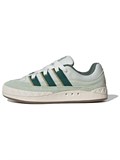 Adidas Originals Adimatic Slip Resistant Abrasion Resistant Low top Skateboard Shoes Unisex Green White 60649066