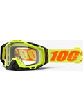 Очки мотокроссовые для гонок Unisex 100% RACECRAFT ATTACK YELLOW 841269105156 60516360