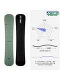 Сноуборд универсальный unisex для карвинга и фристайла Yonex Thrust CAMBER 66058027