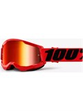 Г goggles детские для мотоспорта 100% Gogle Strata 2 Junior Red 60480031